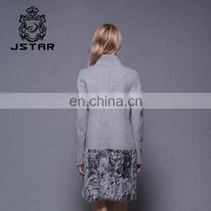 Custom Design Long Cashmere Women 100% Wool Coats Double-Sided Coat thumbnail-6