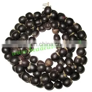 Reetha Wood Beads-Seeds String (mala), Size: 14mm thumbnail-1