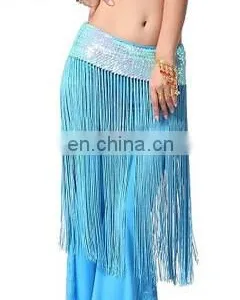 Shiny Sequins Egypt Belly Dance Fringe Hip Scarf Y-2042# thumbnail-2