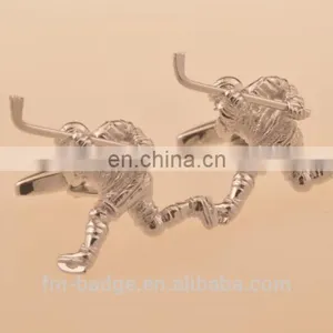 For Men Cufflink Shirts Gold & Silver Field Hockey Cufflink, Despoke Your Own Fashion Classic Cufflink Tie Bar/clip thumbnail-1
