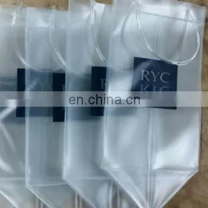 PVC EVA Frogging Surface Matt Wine Ice Bag Waterproof Logo Customized thumbnail-6