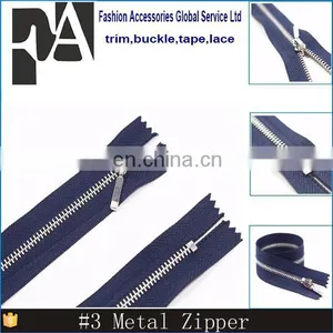 5# Gun Teeth Open End Heavy Duty Separating Metal Zipper thumbnail-1