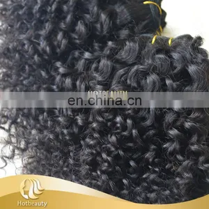 Wholesale 6A Darling Virgin Hair Extension,100% Raw Brazilian Afro Kinky Curly Remy Hair Weaves thumbnail-5