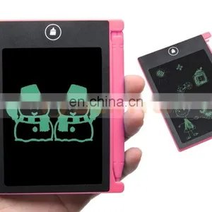 Digital LCD Graffiti Drawing Notepad Kids Erasable Writing Board With Eraser Lock thumbnail-3
