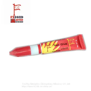 3g High Quality HQ Free Clear Nail Glue In Aluminum Tube thumbnail-2