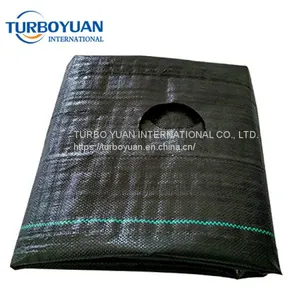 UV Resistant Anti Root Grass Control Fabric Cloth / PP or PE Weed Barrier Mat thumbnail-3