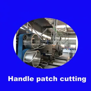 ZB1260S Fully Automatic Sheet Fed Shopping Gift Garment Paper Bag Sack Making Machine With Twisted Handle thumbnail-3