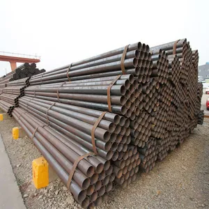 Good Quality Wholesale Price Welded Round Steel Pipe ERW Steel Pipe thumbnail-2
