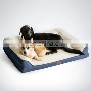 Luxury Custom Anxiety Warm Soft Comfortable Waterproof Pet Dog Sofa Bed thumbnail-1