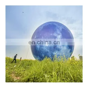 Best Selling Giant Inflatable Earth Globe Helium Balloon For Advertising thumbnail-1