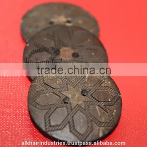 Natural Coconut Shell Button thumbnail-1