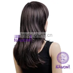Fashion Ladies Slanting Bang Wigs Fair thumbnail-5