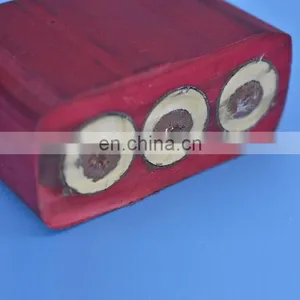 3 Cores Flat Flexible Stackers Reclaimer Power Reeling Cable for Harbour Crane thumbnail-3