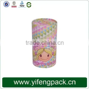 Custom Printed Cylinder Packaging Box Pretty Cardboard Round Tube Gift Box thumbnail-2