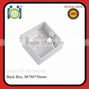 ABS 86*86mm Back Box for Keystone Jack thumbnail-1