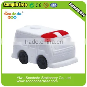 Ambulance Car Shaped Eraser Mini Product thumbnail-1