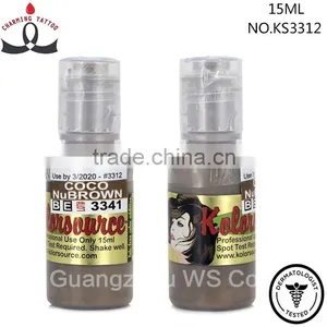 Kolorsource OEM Permanent Makeup Ink Embroidered Tattoo Pigment Quality Choice thumbnail-1
