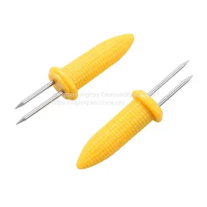 Portable BBQ Tools Stainless Steel BBQ Grill Accessories Corn Cob Holder, Corn Holder thumbnail-1