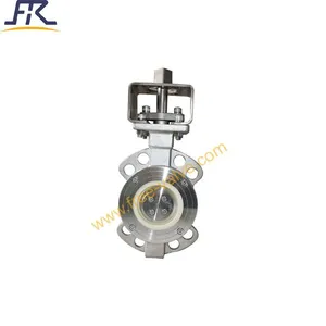 DN80 PN16 Ceramic Lined Butterfly Valve thumbnail-1