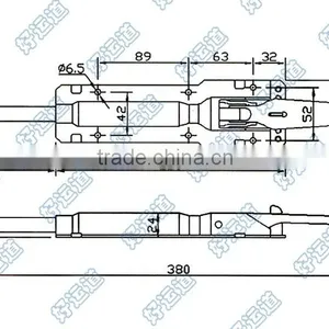03123 Tailboard Catch Handle Latch thumbnail-2