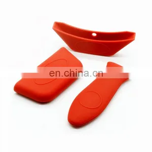 Silicone Hot Pot Handle Cover / Heat Protecting Silicone Hot Handle Holder for Cast Iron Skillets, & Pans thumbnail-5