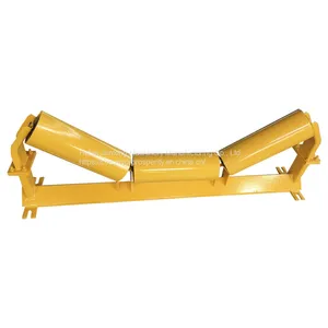 ISO Belt Conveyor Carbon Steel Troughing Roller for Gypsum thumbnail-3