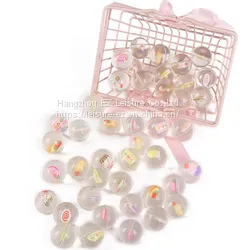 Custom Bouncy Kids Mini Diamond Transparent Bounce Ball thumbnail-2