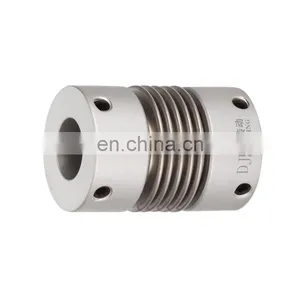 DR Aluminum Alloy Bellows Setscrew Shaft Coupling Motor Bellows Motor Shaft Coupling thumbnail-2