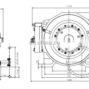 Torin Elevator Motor Elevator Gearless Traction Machine thumbnail-4
