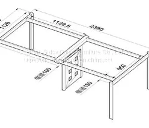 Office Screen Table Workstation thumbnail-3