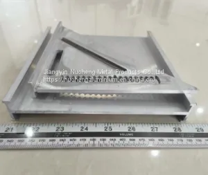 Aluminum 7 Inch Triangular Ruler Metric Measuring Ruler Triangle Angle Protractor thumbnail-4