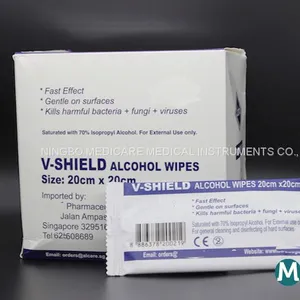 Alcohol Wipes 70% Isopropyl Wipes Sterilization Wipes Big Size Alcohol Pad thumbnail-1