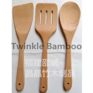 Bamboo Kitchen Tool,bamboo Wooden Utensil Set Wholesale thumbnail-1
