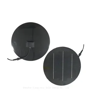 Customized Circle Shape 5.8w 18v Small Solar Panels Diameter 240mm Glass Solar Panel Widely Use thumbnail-4