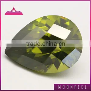 Peridot Pear Shape cz Jewelry thumbnail-1