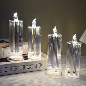 Led Electronic Candle Light Living Room Dining Table Scene Layout Led Night Light thumbnail-2