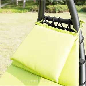 Modern Style Outdoor Metal Hanging Canopy Bed Swing Chair High Quality Sun Lounger Garden Hotels Home Living Bedroom Courtyard Use thumbnail-3