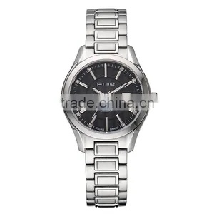 Gold Stainless Steel Jewelry Dial Date Watch 50m Water Resistant thumbnail-5