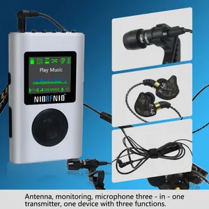 NIORFNIO Portable Multimedia FM Transmitter Held in Hand With the Function of Monitoring a Bluetooth Microphone thumbnail-5