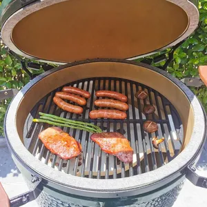 Factory Wholesale Multi-Size BBQ Kitchen Utensils Cast Iron Grill Net Round Cast Iron Grill Grid Bbq Grill for Restaurant thumbnail-4