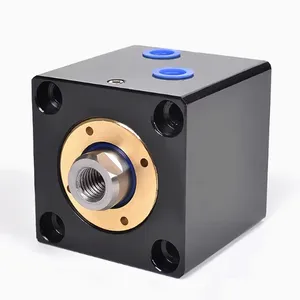 Hydraulic Actuator Thin Cylinder Hydraulic Cylinders CX-SD20/25/32/40/50/63 Vertical Inner Teeth Fixture Die Square Cylinder thumbnail-1