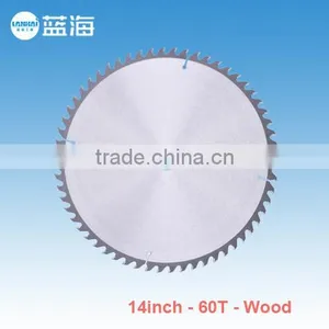14''-60T Tungsten Carbide Cutting Tipped Wood Saw Blade thumbnail-1