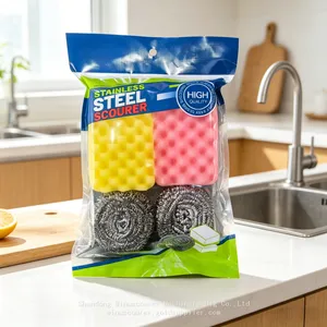 Kitchen Cleaning Scourer Sponge Kit thumbnail-2