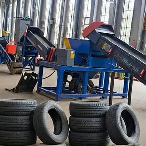 Tyre Shredding Machine Rubber Shredding Machine Used Tire Shredder thumbnail-1