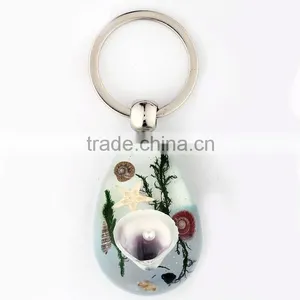 Hot Selling Keychain With Real Sealife Shell and Starfish thumbnail-6