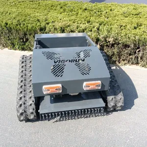 CE EPA 16Hp 9Hp 7Hp Strong Power Rubber Track Remote Control Pond Weed Cutter Remote Control Mowers thumbnail-6