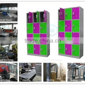 New Arrival Supermarket Metal Lockers Digital Keypad Lock Lockers 12 Doors Intelligent Locker thumbnail-5