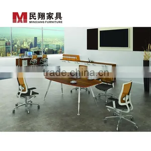 Fancy Style Wood Meeting Room 2.4 m Office Desk Office Modular Conference Table thumbnail-1