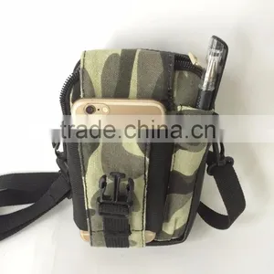 2016 Mini Messenger Bag Camouflage Canvas Phone Storage Bag thumbnail-5
