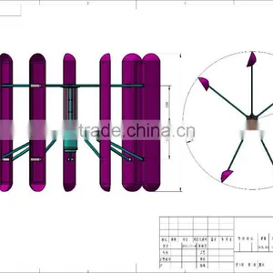 Energy Saving and Non Pollution 10KW VAWT Vertical Axis Wind Turbine thumbnail-4